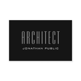 Modern Architect Elegant Luxury Plain Black Cool
