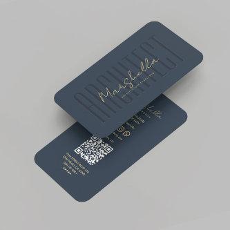 Modern Architecture Architect Developer Dark Blue