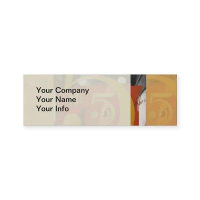 Modern Art Cubist Demuth Figure 5 in Gold Mini