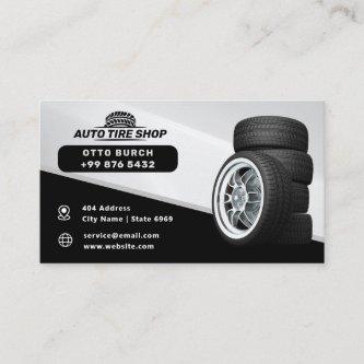 Modern auto Tire Shop | Black