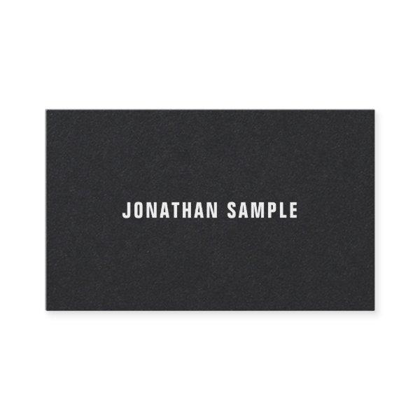 Modern B&W Plain Elegant Sleek Professional Luxury