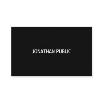 Modern B&W Template Elegant Black White Minimalist
