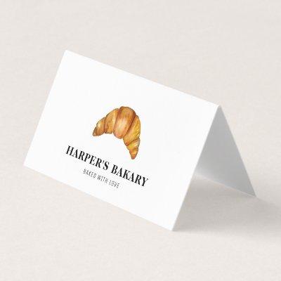 Modern Bakery Croissant Professional Logo
