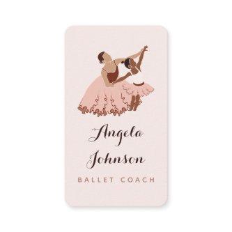 Modern Ballet Teacher Dance Ballerina Illustration