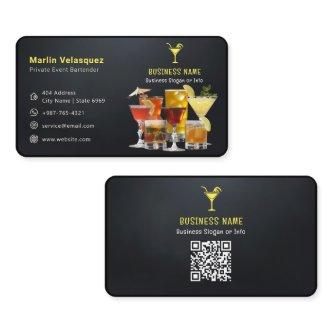 Modern bartender business | Casual Black