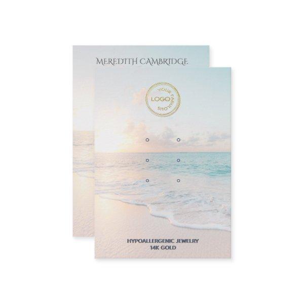 Modern Beach 3 Pairs of Stud Earring Display