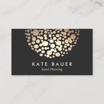Modern Black and Gold Event Planner