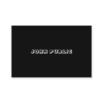 Modern Black And White B&W Elegant Minimalist