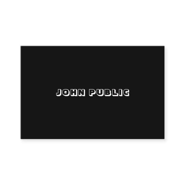 Modern Black And White B&W Elegant Minimalist