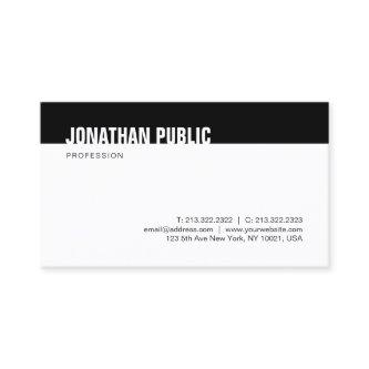 Modern Black And White Elegant Minimalist Template