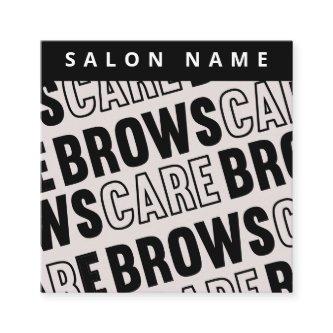 Modern Black Brows Aftercare PMU Brow Instruction  Square