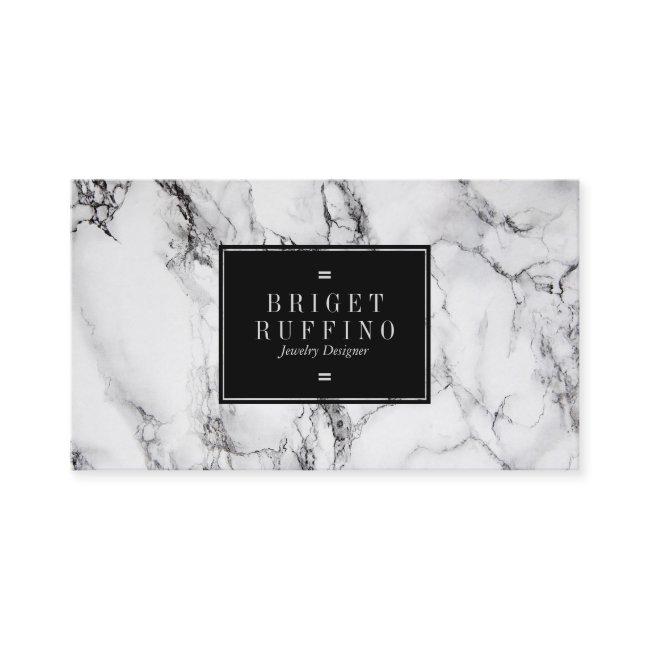 Modern Black & Gray Marble Jewelry Designer