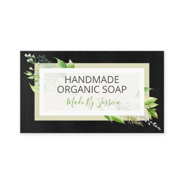 Modern Black Handmade Soap Soy Melt Candle
