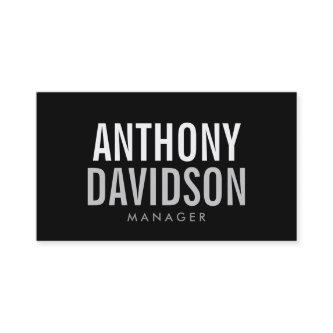 Modern Black Huge Bold Text