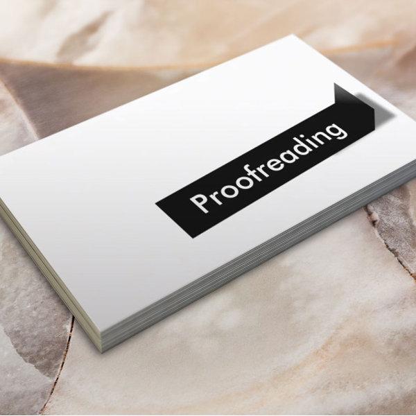 Modern Black Label Proofreading