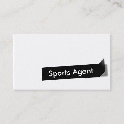 Modern Black Label Sports Agent