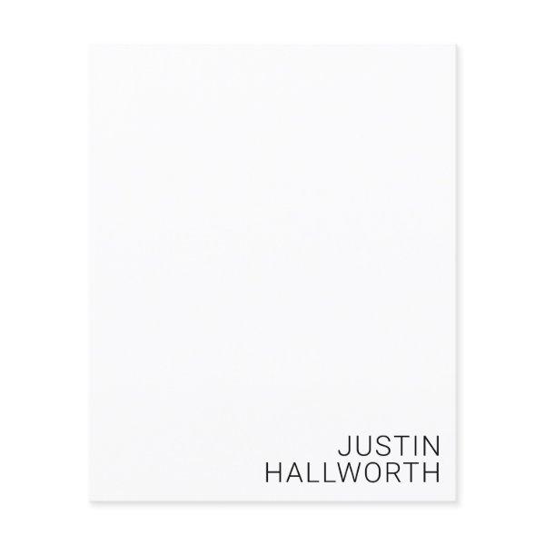 Modern Black Name on White