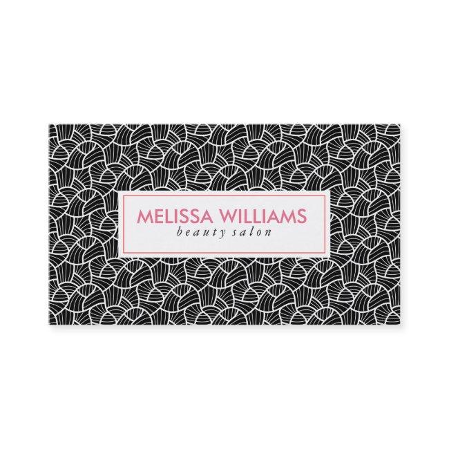 Modern Black & White Abstract Pattern