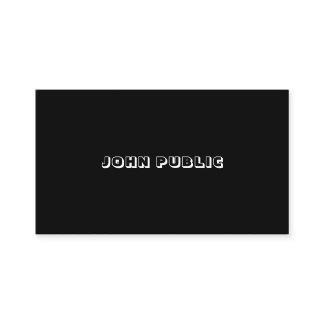 Modern Black White B&W Elegant Simple Template