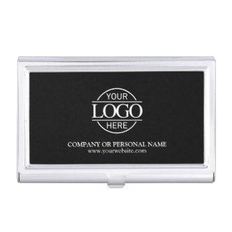 Modern Black & White Custom Corporate Company Logo  Case