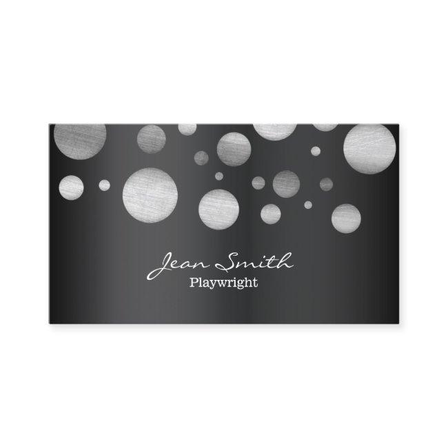 Modern Black & White Dots Playwright