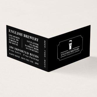 Modern Black & White, Pub/Brewery, Detailed