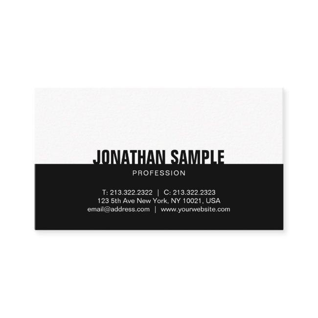 Modern Black&White Simple Elegant Plain Trendy