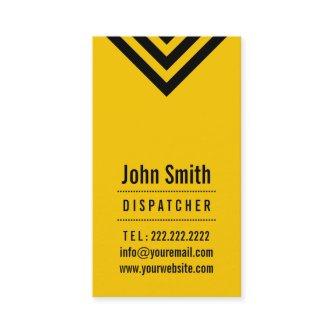 Modern Black & Yellow Dispatcher