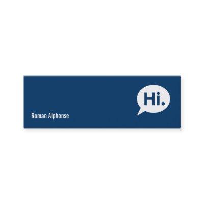 Modern Blue - Dating Profile Card