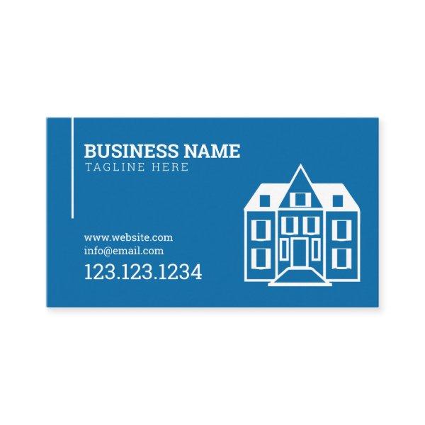 Modern Blue House Building Construction Company