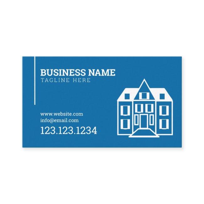 Modern Blue House Building Construction Company