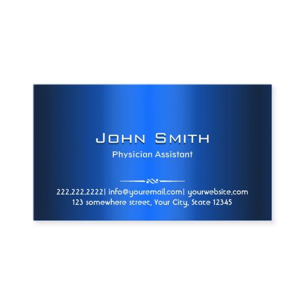 Modern Blue Metal Physician Assistant
