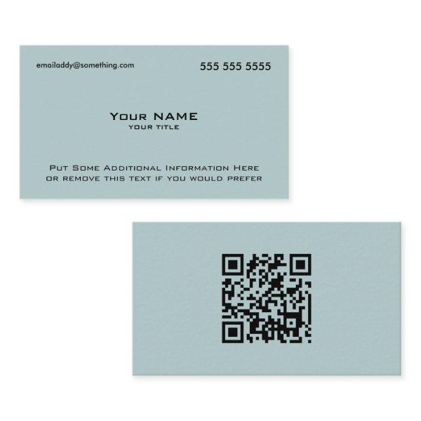 Modern Blue QR Code