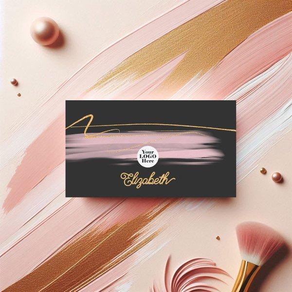 Modern Blush Pink & Gold Elegant Business Branding