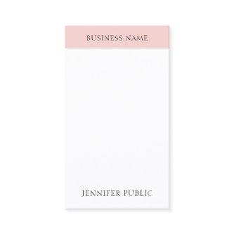 Modern Blush Pink Simple Trendy Elegant Template