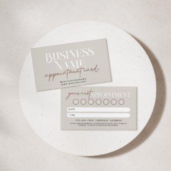 Modern Boho Appointment Reminder Card
