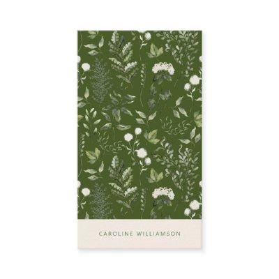 Modern Boho Green Plants Botanical Greenery