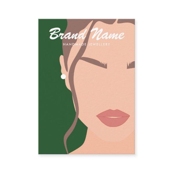 Modern Boho Trendy Woman Ear Cuff Earrings Display
