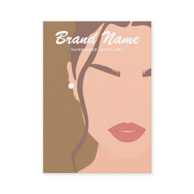 Modern Boho Trendy Woman Ear Cuff Earrings Display