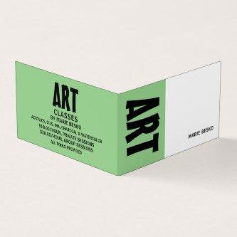 Modern Bold, Art Teacher, Detailed