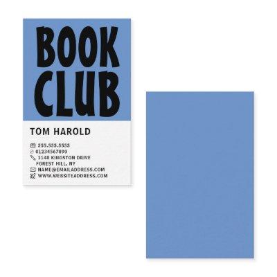 Modern Bold, Book Club