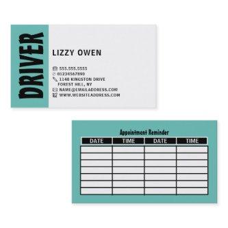 Modern Bold, Driving School/Instructor Appointment