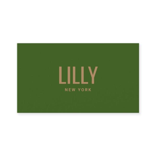 Modern Bold Font Green