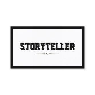 Modern Bold Frame Typography Storyteller