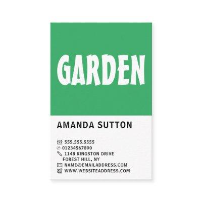 Modern Bold, Gardener, Horticulturist