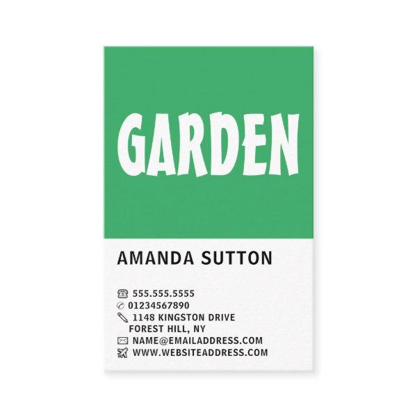 Modern Bold, Gardener, Horticulturist