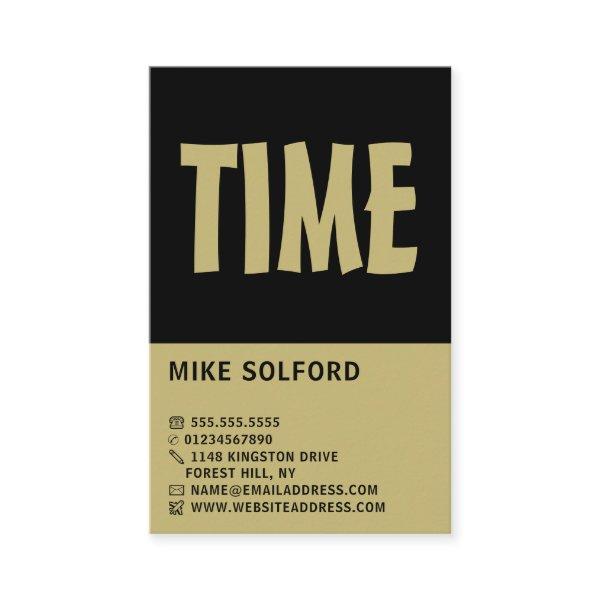 Modern Bold, Horologist