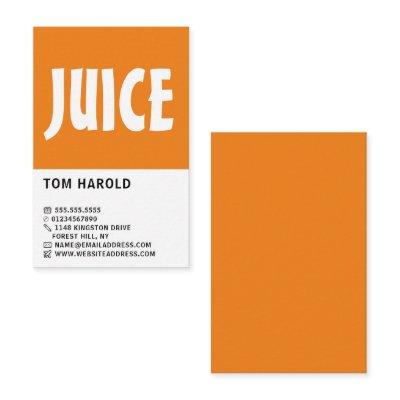 Modern Bold, Juice Bar