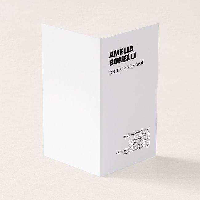 Modern Bold Minimalist Professional