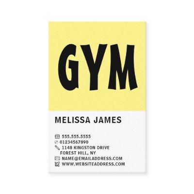 Modern Bold, Personal trainer, Gym Instructor